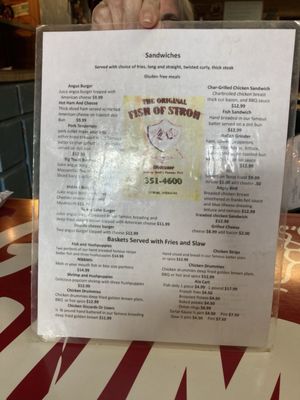Menu photo 1 Original Famous Fish of Stroh Lagrange, IN Menu photo 1 Original Famous Fish of Stroh Lagrange, IN
