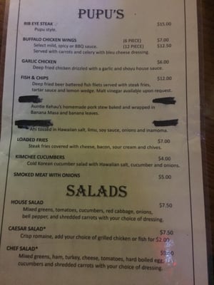 Menu photo 4 Big Wave Dave's Kapaa, HI