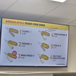 Gina's Waffles & Dogs - Menu as of 6/29/25