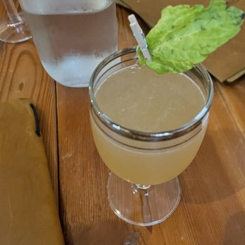 Dutch Courage - Happy Hour Special: A Case of the Pits (gin, spiced peach cordial, maraschino liqueur, brown sugar allspice, lemon & Noyaux bitters) - Cocktail Bars Near Me - Baltimore, Maryland