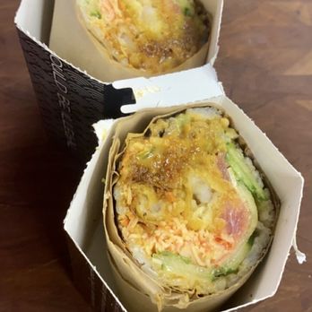 Blk Mkt Eats - Tiger Style with added spicy crab - Sushi Bars Near Me - Maplewood, Missouri Blk Mkt Eats - Tiger Style with added spicy crab - Sushi Bars Near Me - Maplewood, Missouri