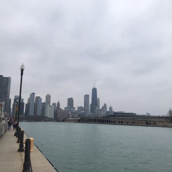 Navy Pier - Skyline views while walking back - Landmarks & Historical Buildings Near Me - Chicago, Illinois