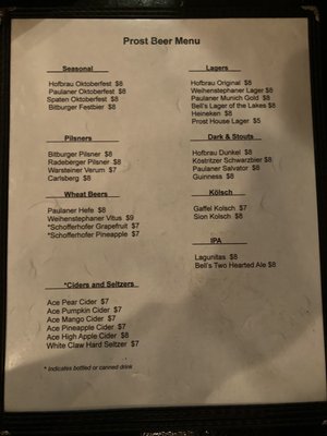 Menu photo 8 Prost Garden City, NY Menu photo 8 Prost Garden City, NY