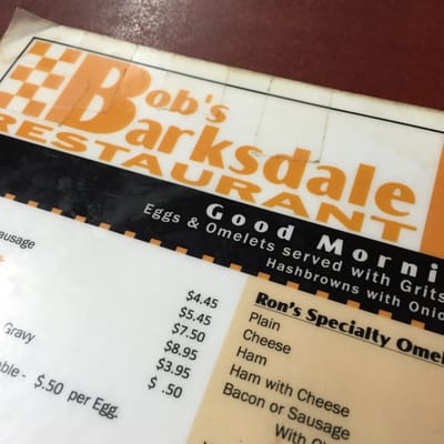 Menu photo 7 Barksdale's Memphis, TN