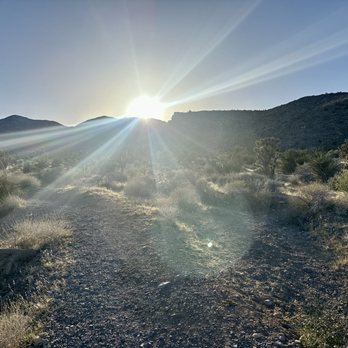 Late Night Trailhead - Hiking Near Me - Blue Diamond, Nevada