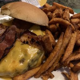 The Artie with sweet potato fries