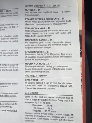 Menu photo 7 Flint Crepe Company Flint, MI Menu photo 7 Flint Crepe Company Flint, MI