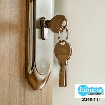 Job Done Locksmith - We offer rekey services for both commercial and residential properties. Call us anytime to get scheduled! - Keys & Locksmiths Near Me - Denver, Colorado Job Done Locksmith - We offer rekey services for both commercial and residential properties. Call us anytime to get scheduled! - Keys & Locksmiths Near Me - Denver, Colorado