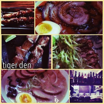 Tiger Den - Spicy miso, tonkatsu, chicken hearts, pork belly - Ramen Near Me - Houston, Texas