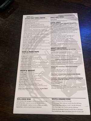 Menu photo 8 Ballast Point Brewing San Diego, CA