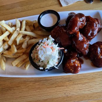 Applebee's Grill + Bar - Barbecue, boneless wings, fries, and coleslaw with a side of ranch - American Near Me - Goodyear, Arizona