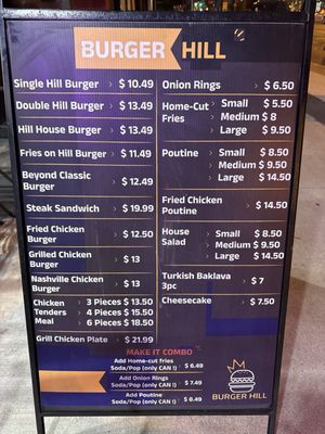 Menu photo 4 Burger Hill East York, ON