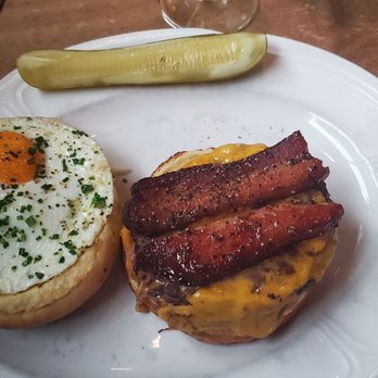 Au Cheval - Burger with egg and bacon - Bars Near Me - Chicago, Illinois