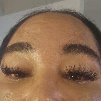 Rose Salon - The job tess did on my eyelashes - Hair Salons Near Me - Dallas, Texas