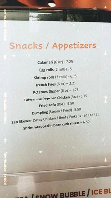 Menu photo 8 Zen and Ginger St. Augustine, FL