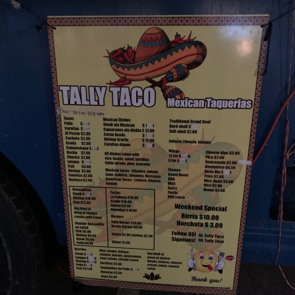 Tally Taco - Food Trucks Near Me - Tallahassee, Florida Tally Taco - Food Trucks Near Me - Tallahassee, Florida