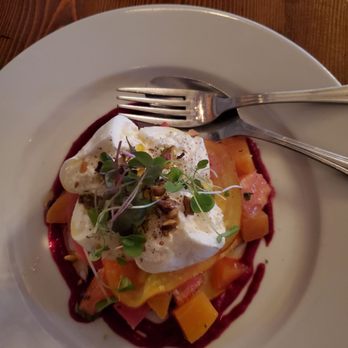 L'inizio - Buratta appetizer with beets - Italian Near Me - Ardsley, New York L'inizio - Buratta appetizer with beets - Italian Near Me - Ardsley, New York