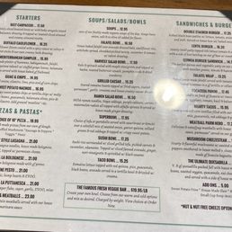 Table service menu