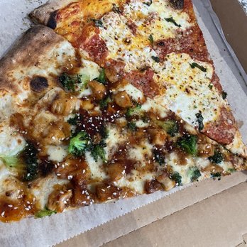 OG Pizza - Pictured above is General Tso's and margherita pizza. - Pizza Near Me - Philadelphia, Pennsylvania OG Pizza - Pictured above is General Tso's and margherita pizza. - Pizza Near Me - Philadelphia, Pennsylvania