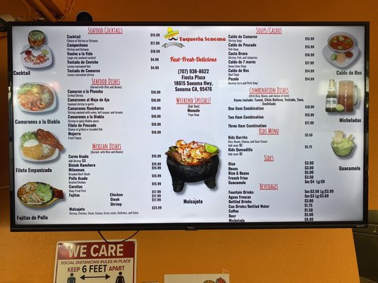 Menu photo 3 Taqueria Sonoma Sonoma, CA Menu photo 3 Taqueria Sonoma Sonoma, CA