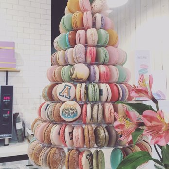 Woops - Tower of Macarons! Love that they can customize and do prints on whatever macaron you want! - Coffee & Tea Near Me - Tucson, Arizona Woops - Tower of Macarons! Love that they can customize and do prints on whatever macaron you want! - Coffee & Tea Near Me - Tucson, Arizona