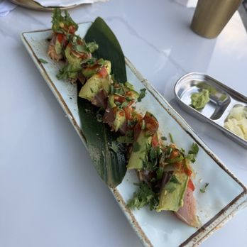 Sushi Taisho - Seared Tropical Sunset Carpaccio (spicy) - Sushi Bars Near Me - Carlsbad, California Sushi Taisho - Seared Tropical Sunset Carpaccio (spicy) - Sushi Bars Near Me - Carlsbad, California