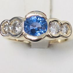 Beverly's Fine Jewelry - Sapphire and diamond