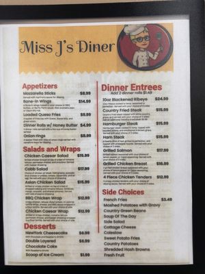 Menu photo 2 Miss j’s Diner Fort Wayne, IN