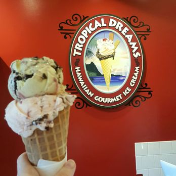 Tropical Dreams - Banana Storm and Dark Cherry Brownie - Ice Cream & Frozen Yogurt Near Me - Kapaa, Hawaii Tropical Dreams - Banana Storm and Dark Cherry Brownie - Ice Cream & Frozen Yogurt Near Me - Kapaa, Hawaii