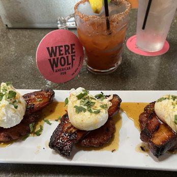Werewolf - 4/23/25 pork belly eggs Benedict - Breakfast & Brunch Near Me - San Diego, California Werewolf - 4/23/25 pork belly eggs Benedict - Breakfast & Brunch Near Me - San Diego, California