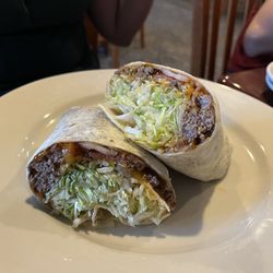 Ciro's Ristorante Italiano - BBQ Cheeseburger wrap