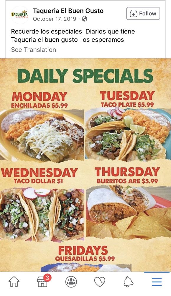 Taqueria El Buen Gusto