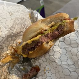 Raw meat.