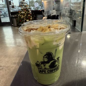 Ape Coffee - Banana matcha - Coffee & Tea Near Me - Orange, California Ape Coffee - Banana matcha - Coffee & Tea Near Me - Orange, California
