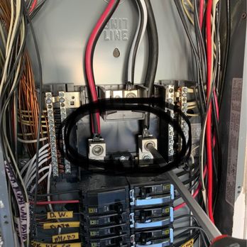 Divine Power and Light Services - Loose wires that just needed to be tightened on the inside panel - Electricians Near Me