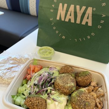 NAYA - Naya Bowl ($16) - with extra protein - Mediterranean Near Me - New York, New York