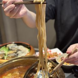 Matsutei Sukiyaki - Matsutei Sukiyaki - udon noodles