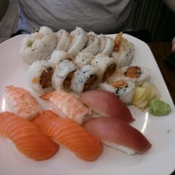 Sushi Den - One of their sushi combo. Very generously portioned. - Japanese Near Me - Vancouver, British Columbia Sushi Den - One of their sushi combo. Very generously portioned. - Japanese Near Me - Vancouver, British Columbia