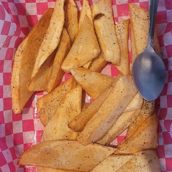 Pengus's Place - Chips that came in large fish and chips - British Near Me - Magnolia, Texas Pengus's Place - Chips that came in large fish and chips - British Near Me - Magnolia, Texas