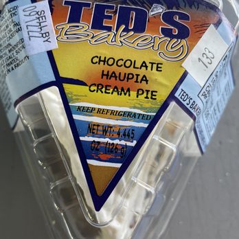 Ted's Bakery - Chocolate Haupia Cream Pie - Bakeries Near Me - Haleiwa, Hawaii