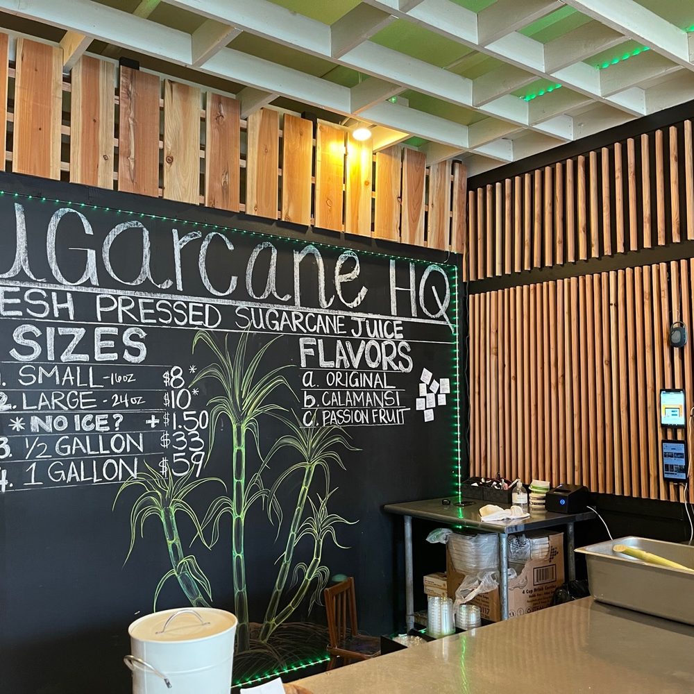 Sugarcane HQ - Counter area done lovely - Juice Bars & Smoothies Near Me - San Bruno, California Sugarcane HQ - Counter area done lovely - Juice Bars & Smoothies Near Me - San Bruno, California