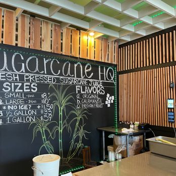 Sugarcane HQ - Counter area done lovely - Juice Bars & Smoothies Near Me - San Bruno, California