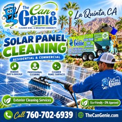 The Can Genie - Solar Panel Cleaning for La Quinta, CA