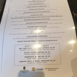 Wynne's Café Bar - Menu