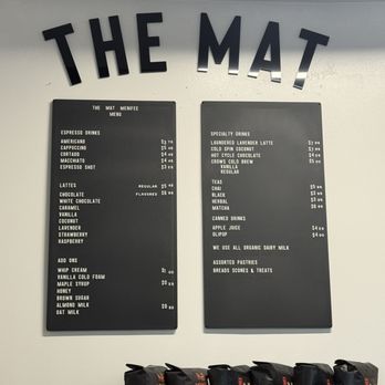 The Mat Menifee - Coffee menu. They have good choices - Laundromat Near Me - Menifee, California The Mat Menifee - Coffee menu. They have good choices - Laundromat Near Me - Menifee, California