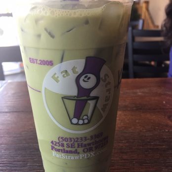 Fat Straw - Matcha green milk tea - Coffee & Tea Near Me - Portland, Oregon Fat Straw - Matcha green milk tea - Coffee & Tea Near Me - Portland, Oregon