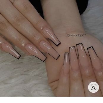 Marvelous Nail Salon - What i asked for . I wanted to color, the length, the simple black and everything. - Nail Salons Near Me - Williamsburg, Virginia