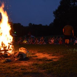 Merriwood Christian Camp - Songs around a campfire at night - just like the good ol' days