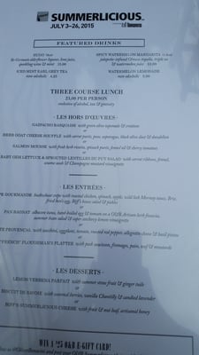 Menu photo 6 Biff's Bistro Toronto, ON