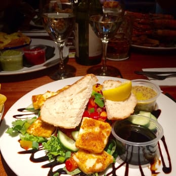 The Woodworkers - The halloumi salad - amazing - Beer Bar Near Me - Belfast, BFS
